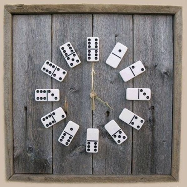 17. Uma maneira original de utilizar as peças de dominó.