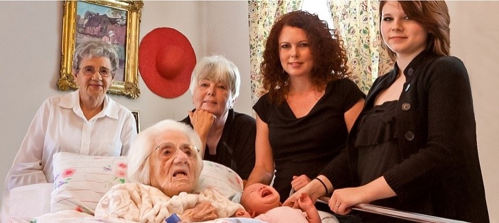 6. Six generations of women