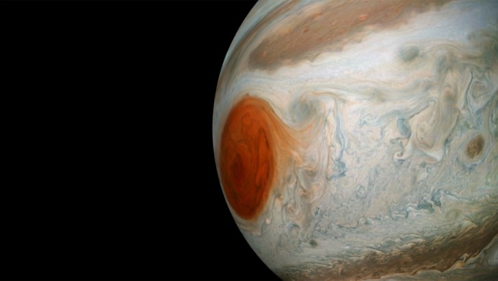 5. Grande Tache rouge de Jupiter en avril 2018.