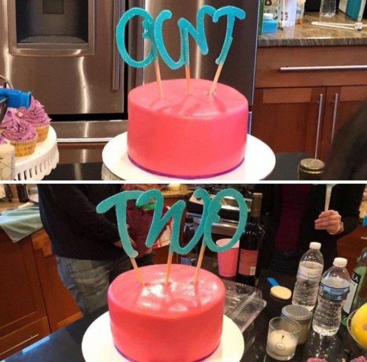 11. "My girlfriend's two-year-old daughter's birthday cake!"
