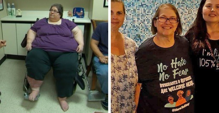 11. Diana Bunch - from 600 lb (272 kg) to 220 lb (100 kg).

