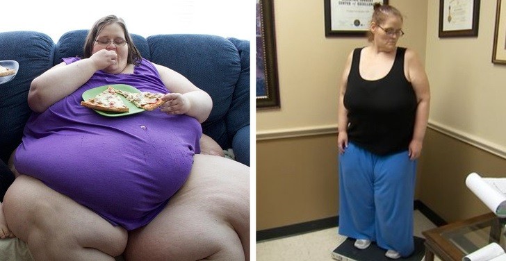 15. Charity Pierce - from 793 lb(360 kg) to 298 lb (135 kg).