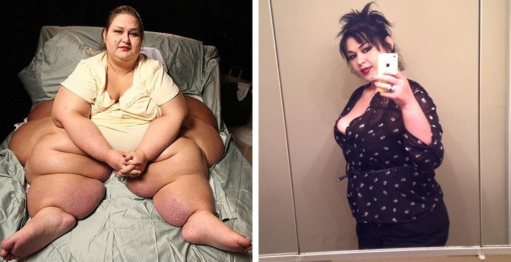16. Mayra Rosales - from 1102 lb (500 kg) to 209 lb (95 kg).
