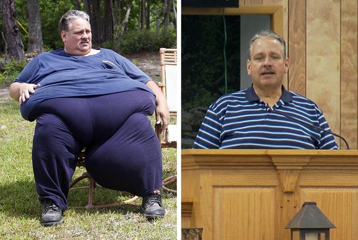 5. Chuck Turner - from 728 lb (313 kg) to 243 lb (110 kg).