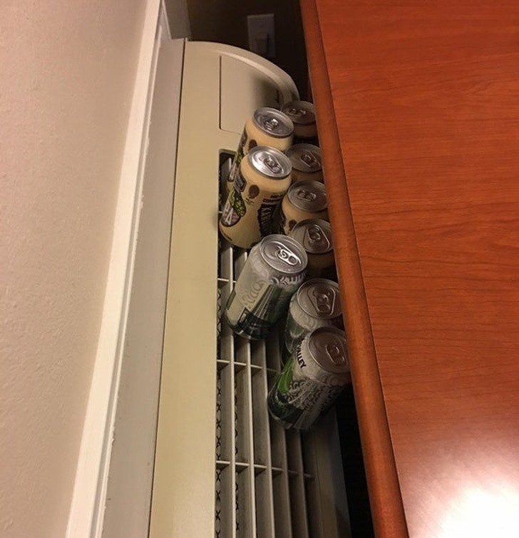 11. No fridge in the hotel? No problem!