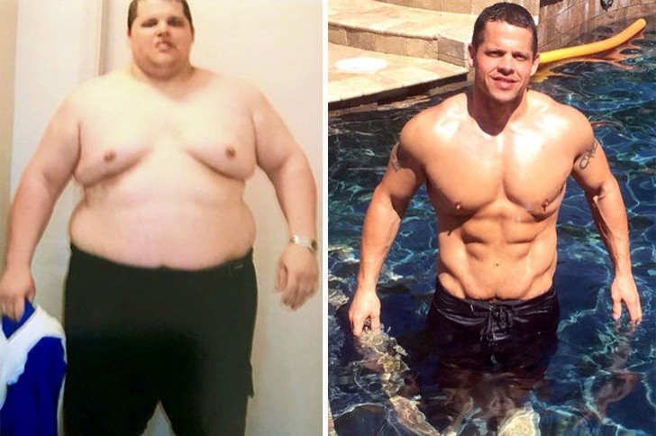 7. Eten als verslaving. Deze man is van maat XXXL naar 90 kg in slechts 10 maanden gegaan. Nu helpt hij mensen die hun leven willen veranderen.
