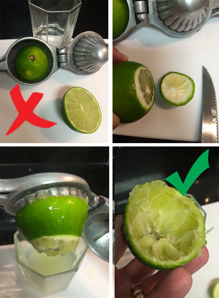 1. Comment presser les citrons verts?