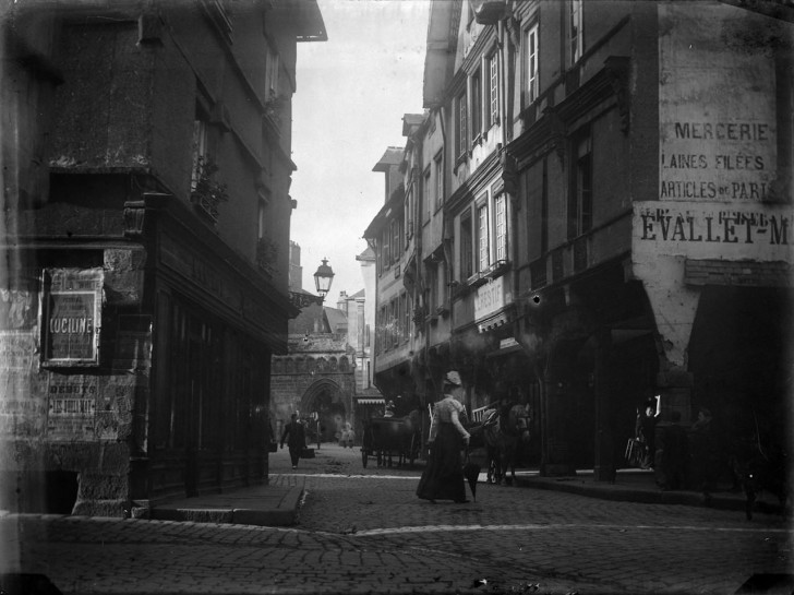 Rues de Paris, vers 1890.