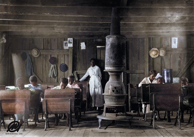 21. Schule für Schwarze in Anthoston in Kentucky, 1916