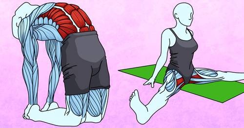 6 einfache Übungen, um Rückenschmerzen und Ischiasnerv-Schmerzen loszuwerden - 1