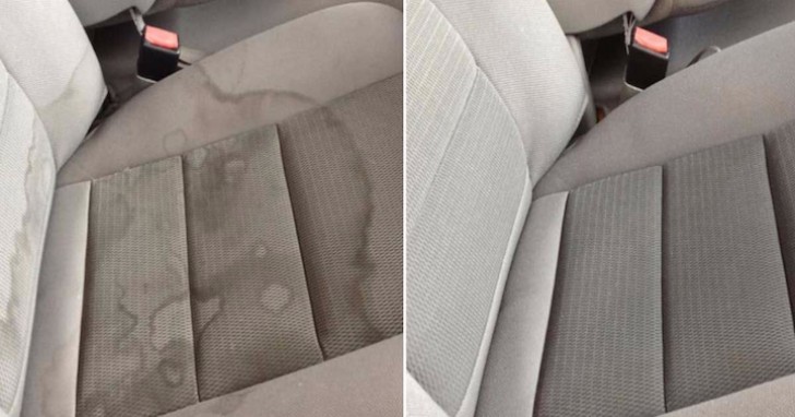 4. Stain remover for car seat fabric