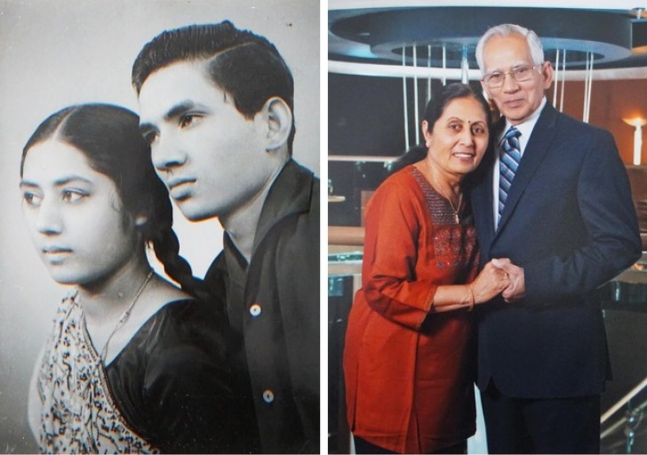 "Mina farföräldrar på sin bröllopsdag. 52 år senare är de fortfarande lyckligt gifta!"