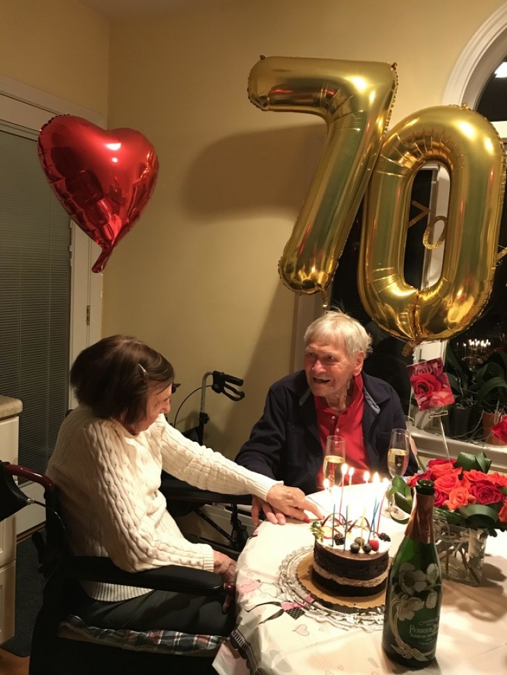 "70 år tillsammans."