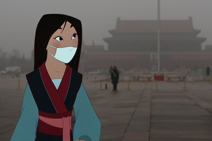 Mulan e l'inquinamento delle città dell'Oriente. 