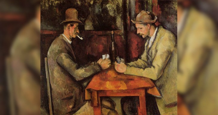 7. "I giocatori di carte", Paul Cézanne (1890) - 270 milioni di dollari