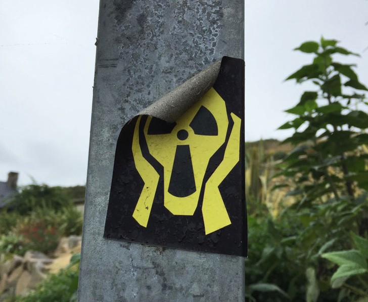 8. Diese Kampagne gegen die Schaffung einer Atommülldeponie hat Munchs "Der Schrei" ausgeliehen