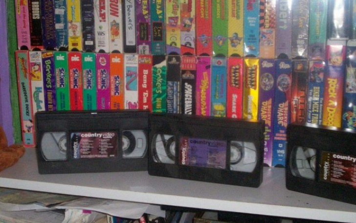 15. Eine riesige Sammlung VHS-Kasetten.