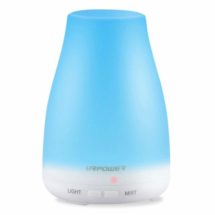  21. An essential oil diffuser and humidifier that provide both moisture and aromatic perfume to reconcile sleep!