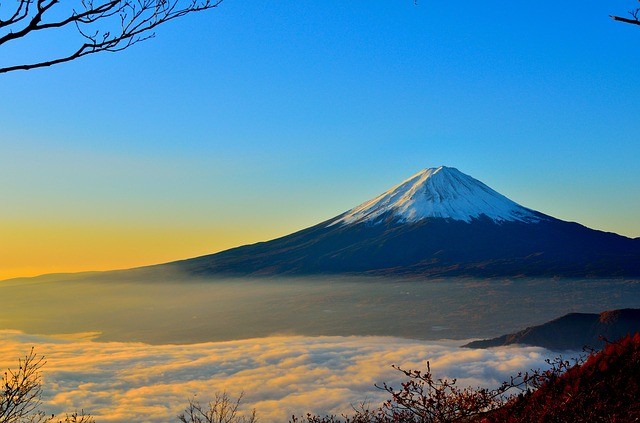 5. Japan is het land van bergen en vulkanen