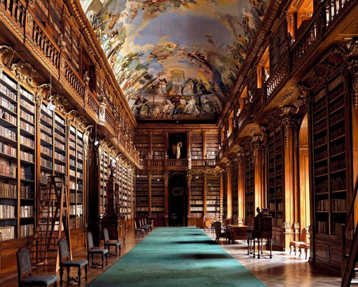 11. Libreria del Monastero di Strahov - Praga, Repubblica Ceca