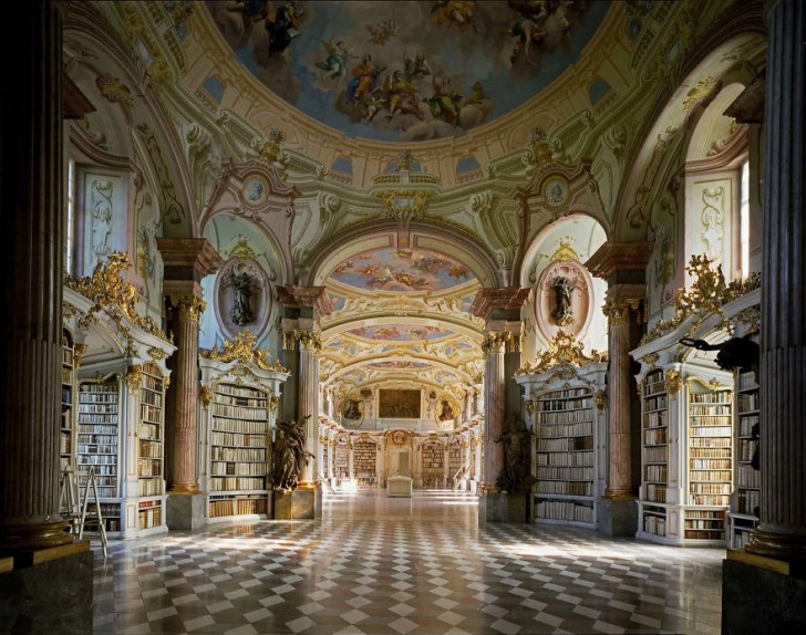 12. Libreria dell'abbazia di Admont - Admont, Austria