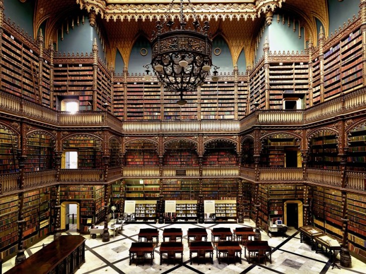 2. Biblioteca del Regio Gabinetto di Lettura Portoghese - Rio de Janeiro, Brasile