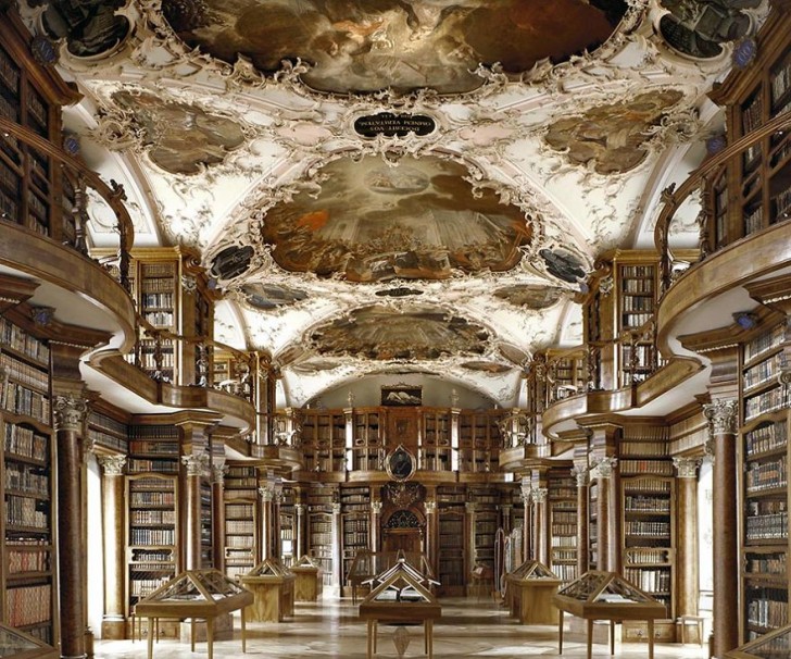 5. Biblioteca dell'abbazia di St. Gall - Gallen, Svizzera