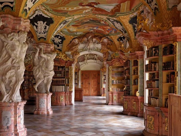 9. Libreria dell'abbazia di Metten - Metten, Germania