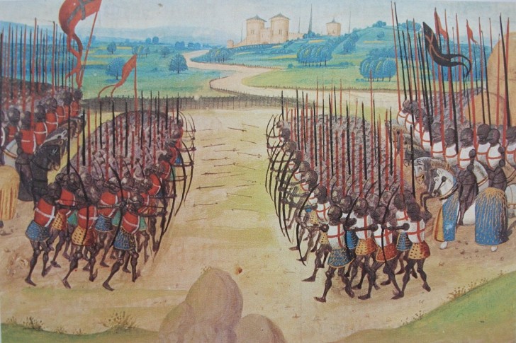 1. Die britischen Bogenschützen trugen während der Agincourt Schlacht keine Hosen.