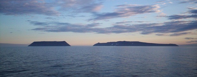 Foto 1. Die Diomedes-Inseln