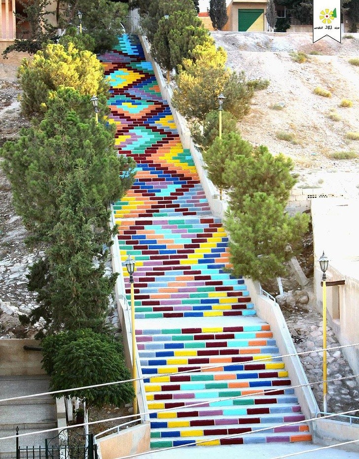 3. Mosaik-Treppe in Syrien