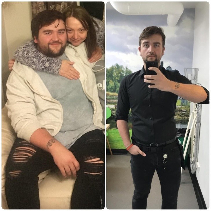 1. Cet homme a perdu 31 kilos en seulement sept mois.