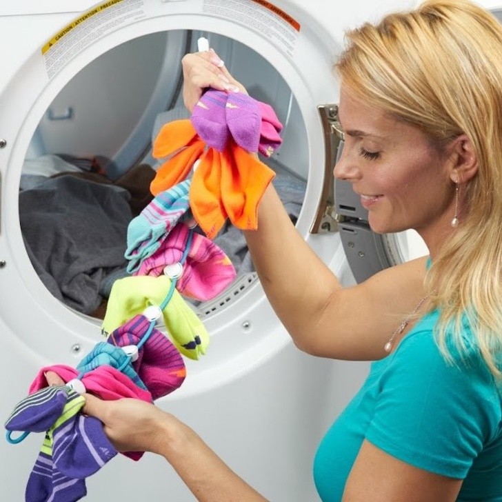 20. Clips zum Waschen und Trocknen von Socken und vor allem, um sie nicht zu verlieren!