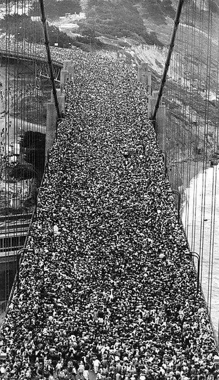 8. Eröffnung der San Francisco Bridge am 27. Mai 1937.