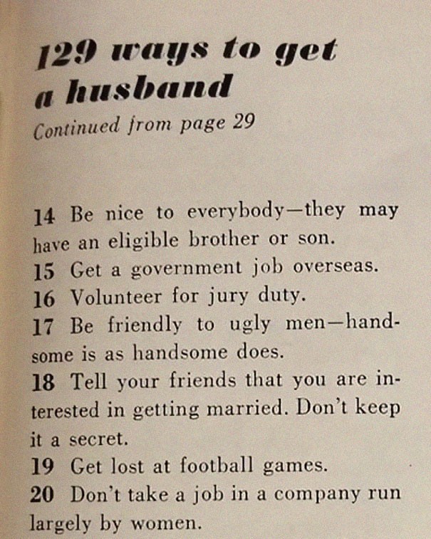 2. Come trovare marito.