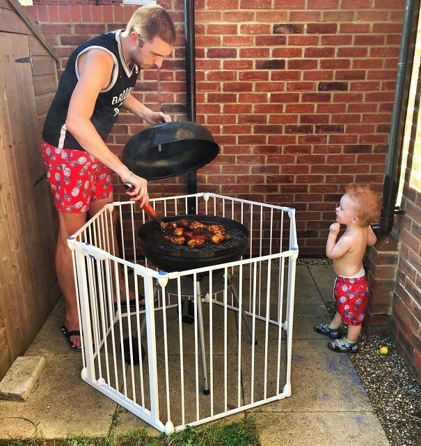 2. Le barbecue n'est plus un danger.