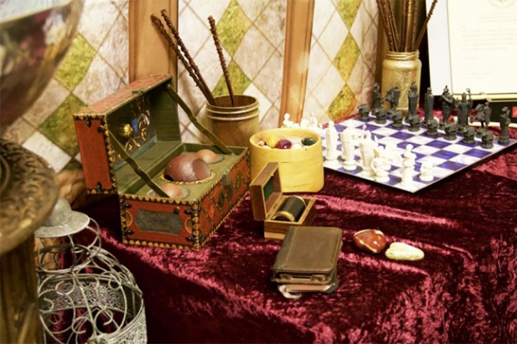 I boccini del famoso gioco del Quidditch!