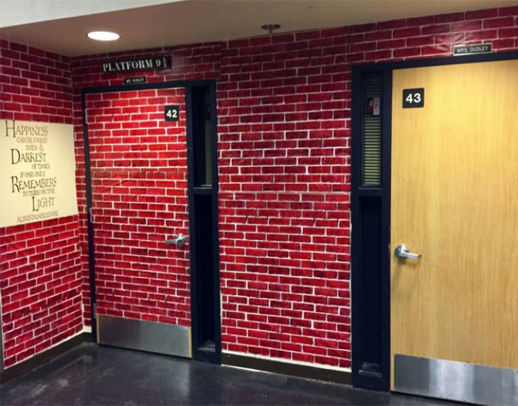 Ein Lehrer wandelt sein Klassenzimmer in Hogwarts um und braucht dafür 70 Stunden - 3