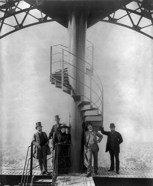 9. Sezione della scala originale della Torre Eiffel