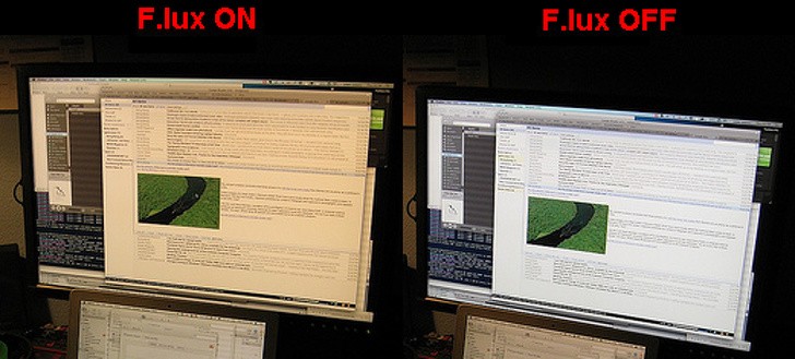5. Scaricare il tool "f.lux" per regolare automaticamente la luminosità dello schermo a seconda dell'ambiente
