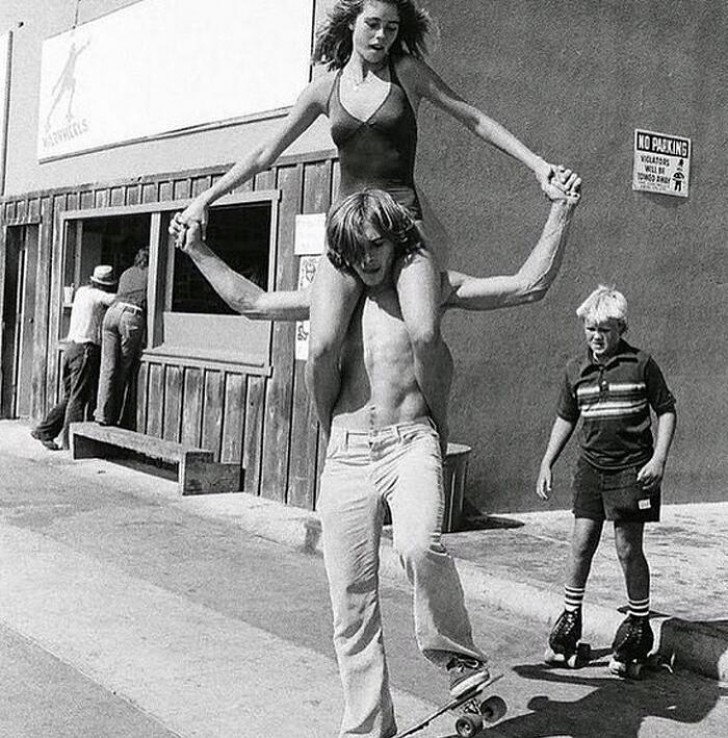 4. Ein junges Paar in den 70er Jahren in Kalifornien