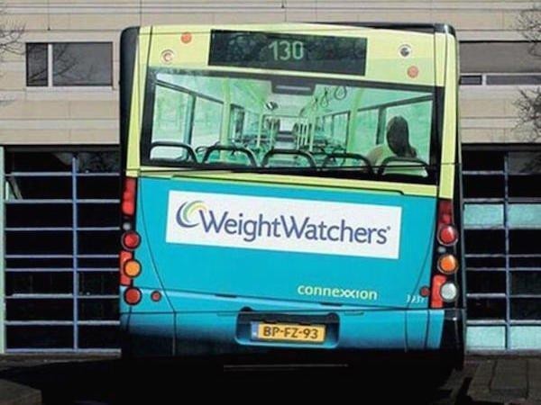 6. Werbung für Menschen mit schweren Gewichtsproblemen...