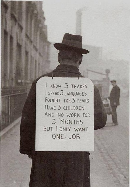 7. Dieses Foto zeigt deutlich, welche Verzweiflung während der Großen Depression (1930) herrschte.