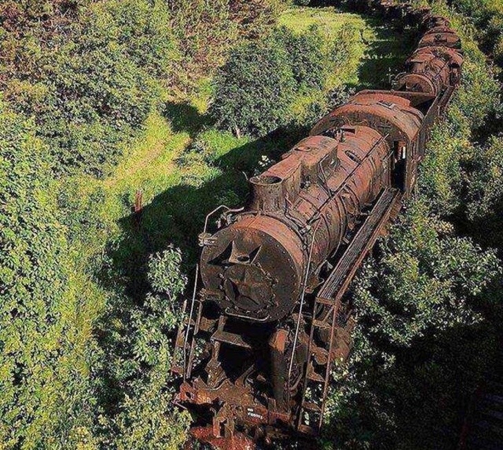 3. Un treno abbandonato in Siberia