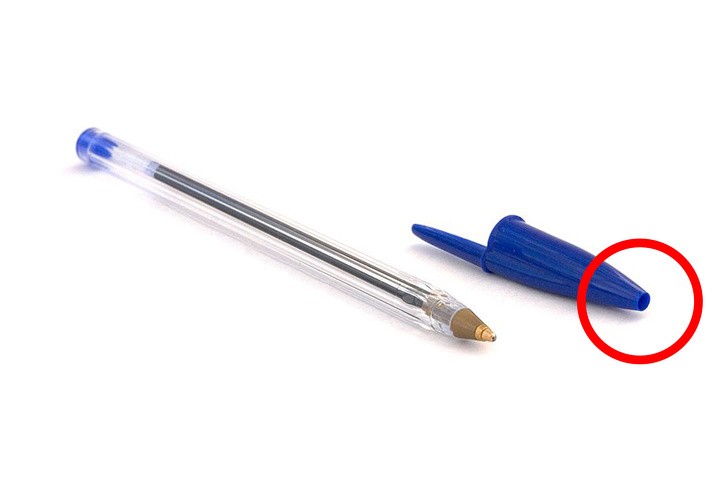 11. BIC-Stifte haben ein Loch in der Kappe, um die Erstickungsgefahr beim Verschlucken zu begrenzen