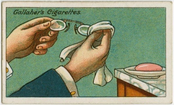 20. To prevent eyeglasses from fogging up, wash them with a very small amount of soap.