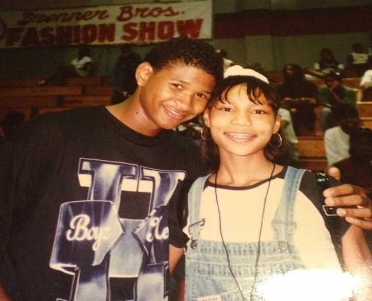 11. "Mijn zus zat op het lyceum samen met een popster" (Usher)