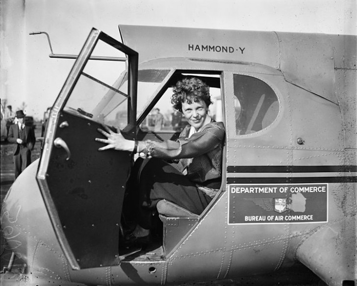 2. Amelia Earhart