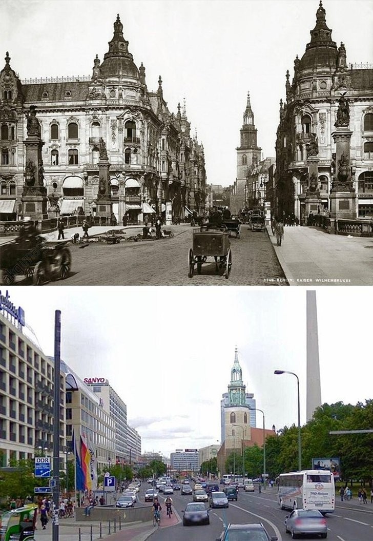 4. Berlin hier (1890) et aujourd'hui