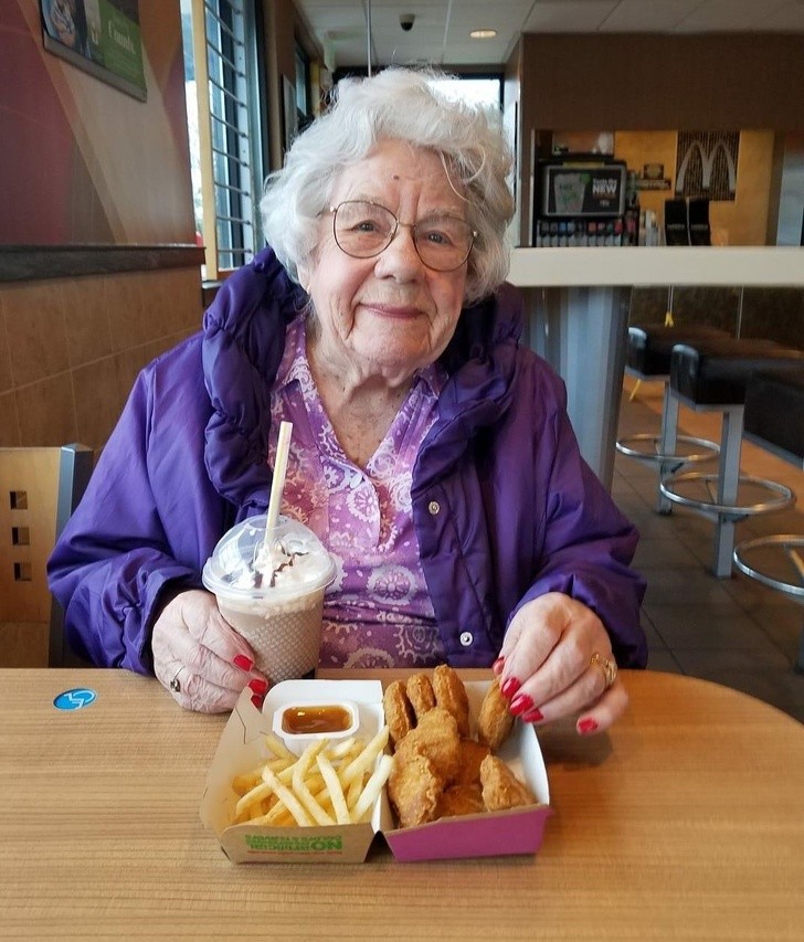 "My grandmother turned 101 years old today!"